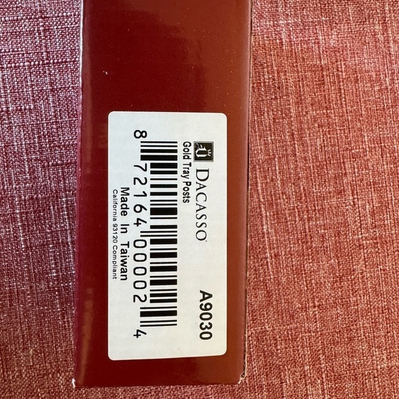 NWT - Dacasso Leather Double Letter Trays, Chocolate Brown (A3420) - Picture 10 of 10